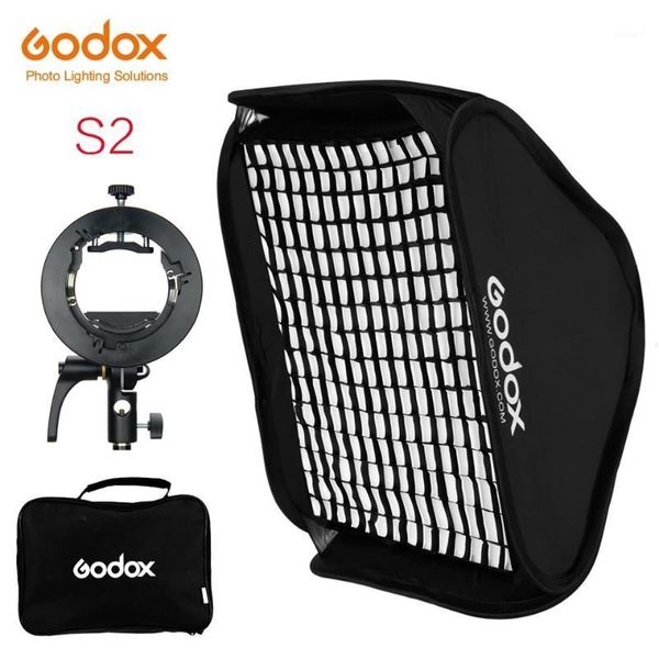

lighting & studio accessories godox s2 speedlite bracket honeycomb grid softbox s-type bowens flash holder mount fr v1 v860ii ad200 ad400pro