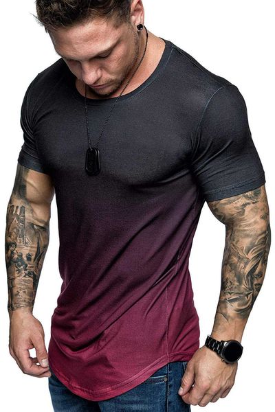 

summer new tapered short sleeve fashion men's t-shirt 2019, White;black