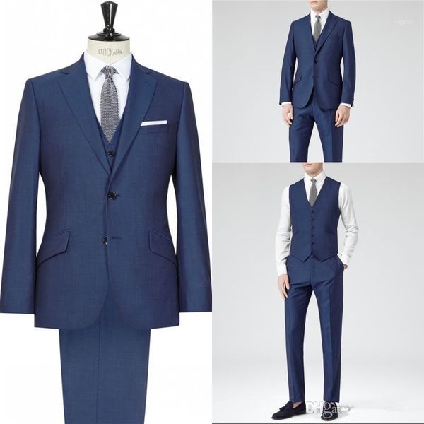 

costume latest design navy bule groom tuxedos notch lapel groomsmen men wedding tuxedos dinner prom suits(jacket+pants+vest+tie)1, White;black