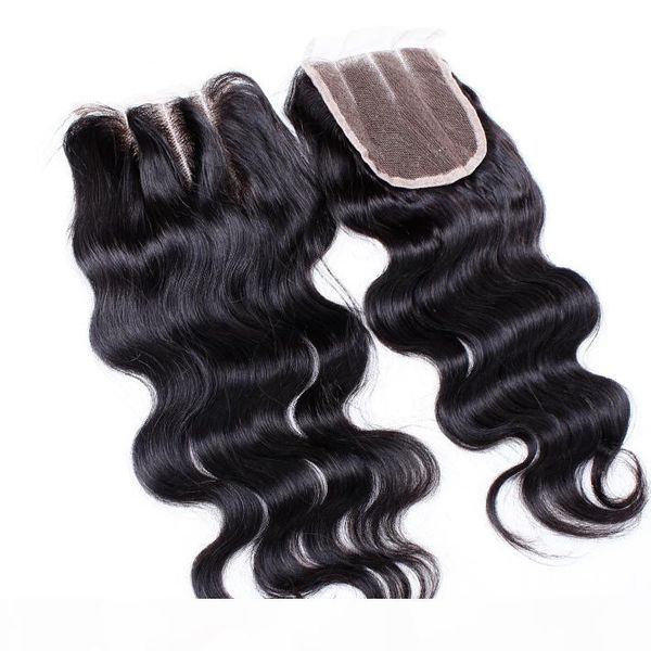 

бразильские волосы 3 часть шнурка закрытие объемная волна 100% девственницы необработанные remy человеческих волос pieces natural color bell, Black;brown