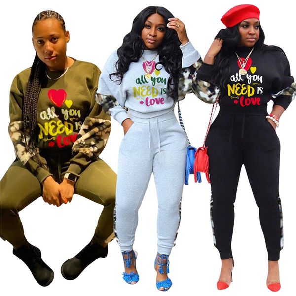 

ft-fe017 selling popular fashion tight casual camouflage fleece two piece set of women in stock, White