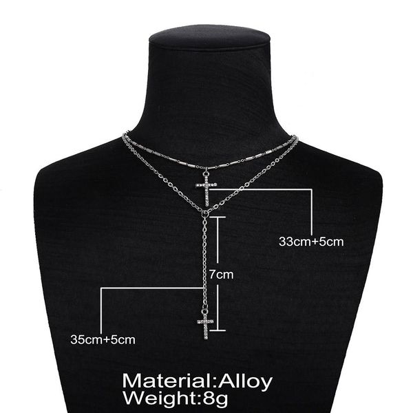 

bohemian choker ожерелья для женщин золото серебро цвет кристалл многослойные крест ожерелье colare партии ювелирных изделий kolye wmtday bd, Black;white