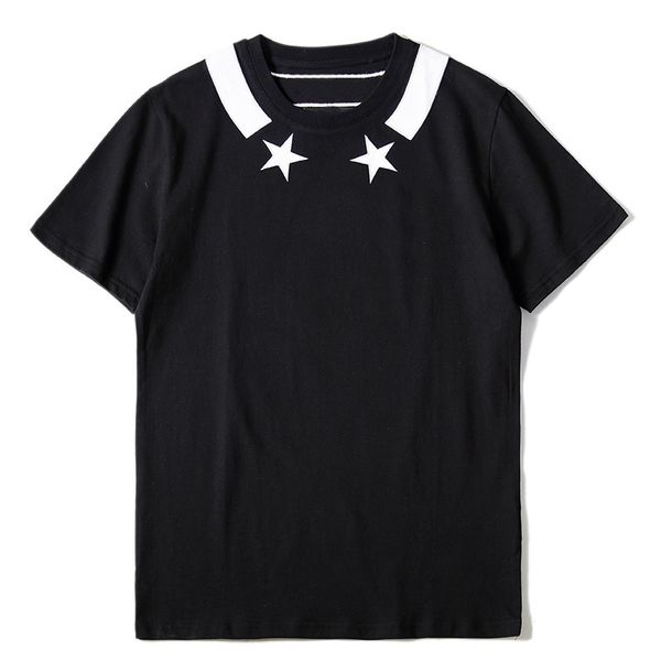 

mens stylist shirt summer casual t shirts for men women short sleeve shirt mens clothing tees size s-xxl, White;black