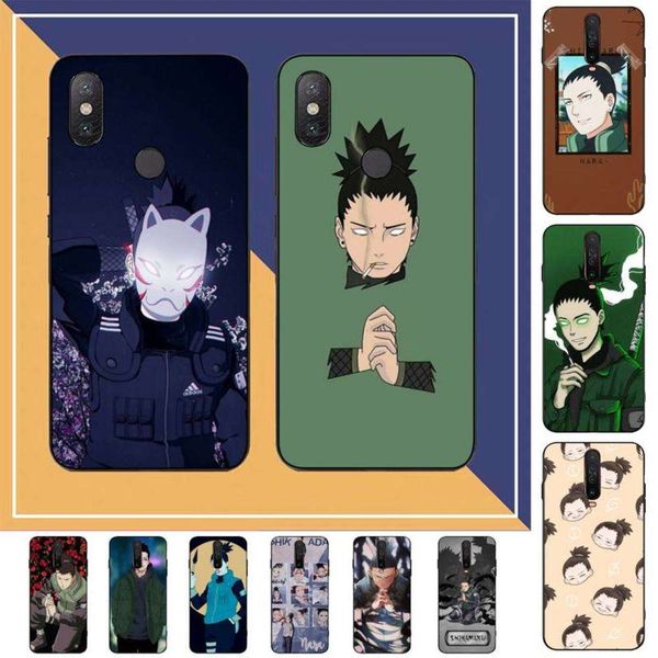 

t naruto shippuden shikamaru mobile phone case redmi note 7 8 9 6 5 4 x pro 8t 5a