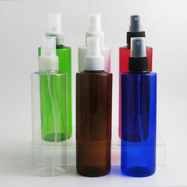 

24 x 250ml 250cc portable long plastic perfume bottle plastic mist sprayer refillable square shoulder pet atomizer bottle1