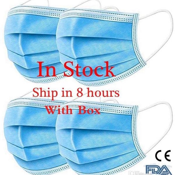 

unisexwith face masks in elastic ear stockdisposable loop 3 ply breathable and comfortable for blocking dust air pofactory