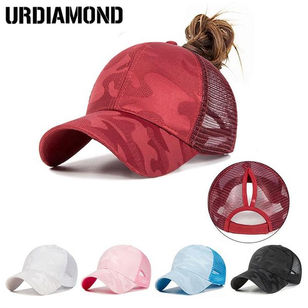 

urdiamond 2020 baseball cap for women snapback summer mesh hat female fashion hip hop hats casual adjustable dad hat, Blue;gray