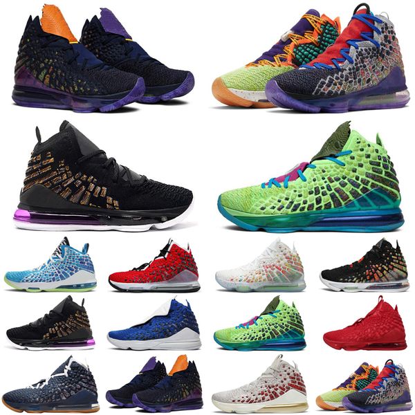

2020 lebron james lbj 17s 18s jumpman men basketball monstars future air p blue mens trainers sports sneakers size 7-12