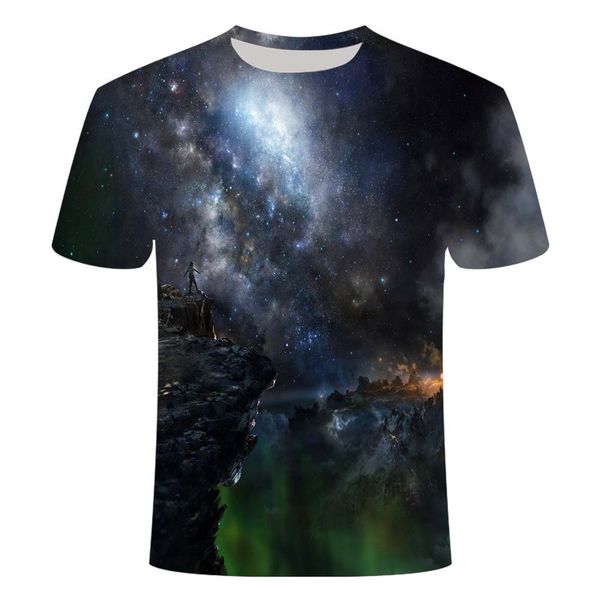 

anime palm tree beach men 3d print shirts horror funny comics men clothing