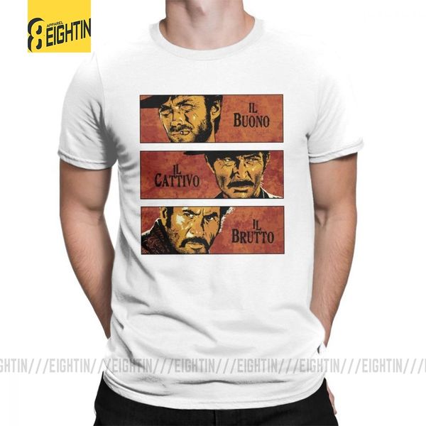 

the good the bad and the ugly clint eastwood short sleeve plus size round collar tees sport hooded sweatshirt hoodie men t shirt