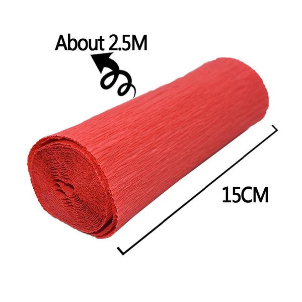 

свадебный 25015cm скрапбукинг бумаги цветы diy материал для украшения craft сделать 7 supplies партии origami гофрированного креп bbyxsy wrh