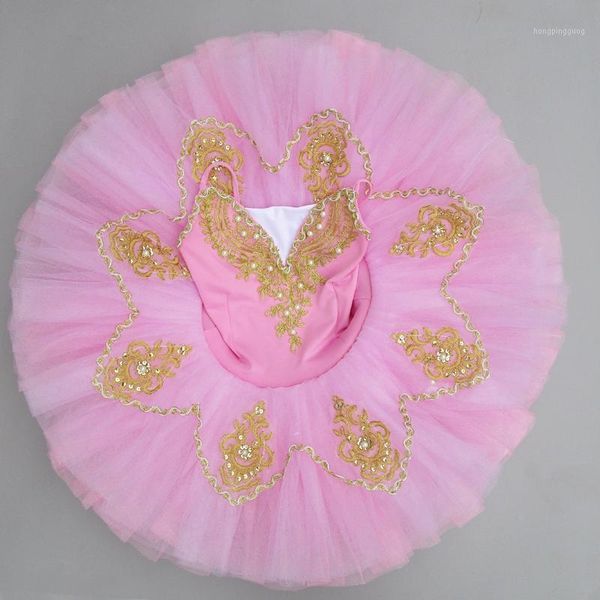 

professional gymnastics ballet tutu child swan lake costume pink white embroidery ballet dress for children tutu girls dancewear1, Black;red