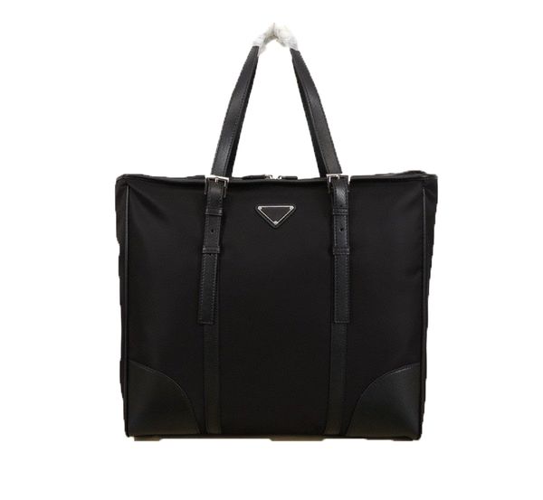 

p one 06 style63 super classic nylon leather casual black briefcase can be fashion handbag cross-body business shoulder, wwvxg