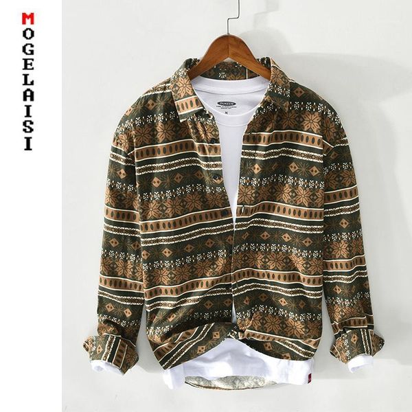 

men's dress shirts spring 2021 men shirt fashion long sleeve printed man 100% clothing asian size z1271, White;black