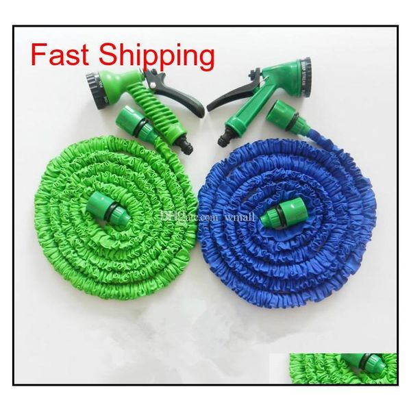 

garden hose 25ft 50ft 75ft 100ft flexible x garden water hose with spray gun car wash pipe retractable watering te qylzsm packing2010