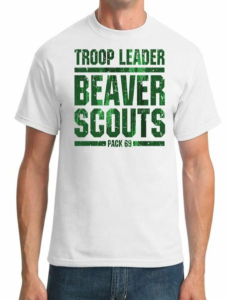 

troop leader beaver scout 69 funny t shirts boyfriend gift 100%cotton short tshirts sport hooded sweatshirt hoodie