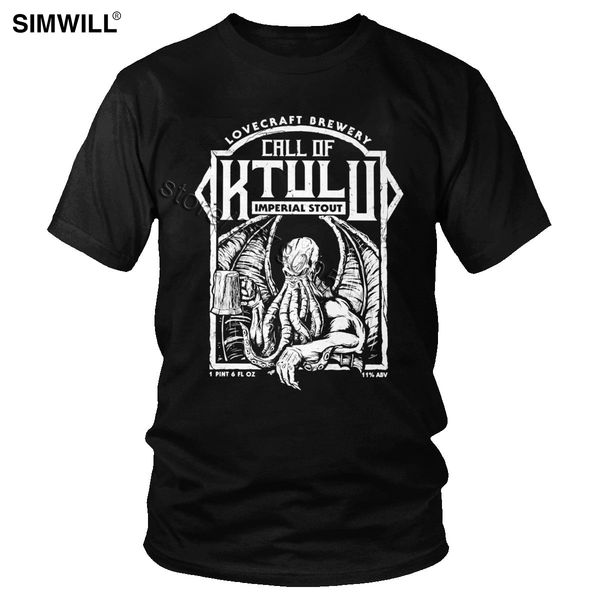 

humor retro cthulhu call of ktulu tee lovecraft brewery casual gift idea tee merchandise hooded sweatshirt hoodie men t shirt