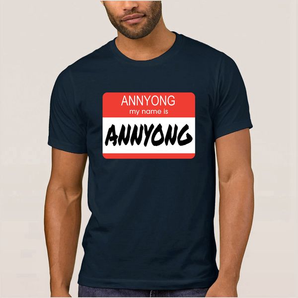 

annyong solid color gents дизайнеров толстовку слоган качества замедленное развитие круглый воротник kawaii симпатичные мужские футболки тол