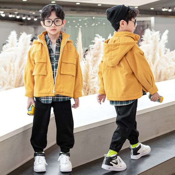 

boy cotton coat 2020 new winter cotton wind coat children thickening jacket inert cotton clothing in big children's clothing tide, Camo