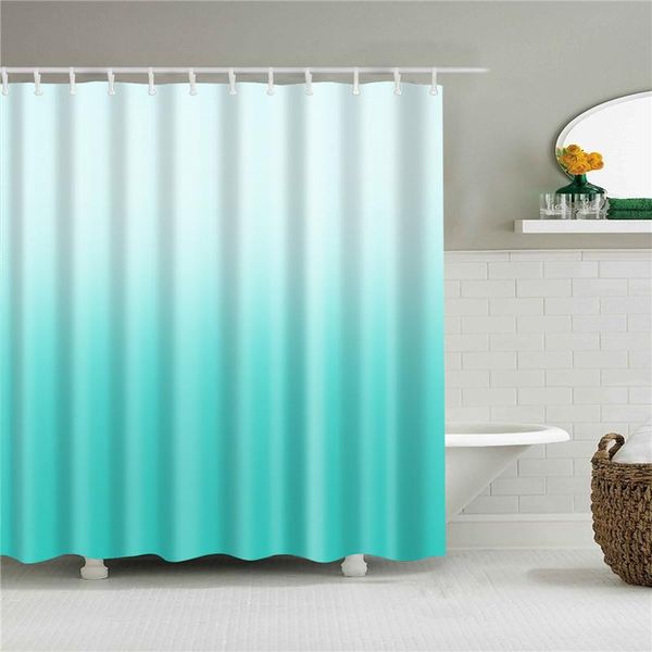 

washable bathroom screen shower curtain polyester fabric bath curtains home decoration gradat pictures cortinas de bano
