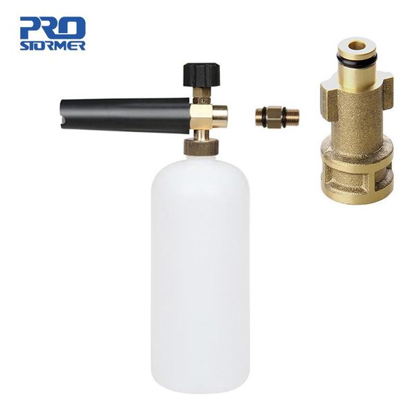 

foam lance car wash foam nozzle generator snow bottle sprayer for karcher small high pressure car washer by prostormer