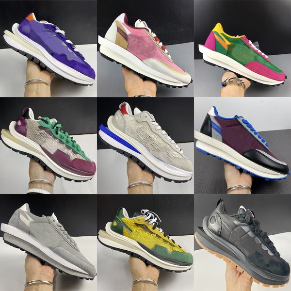 

vaporwaffle ld waffle men women running shoes royal dark iris tour yellow villain red dark pine green pigeon gusto trainers sports sneakers