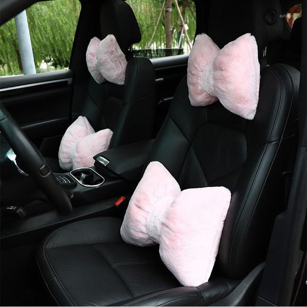 

new arrival plush home car waist pillow car neckpillow interior accessories1