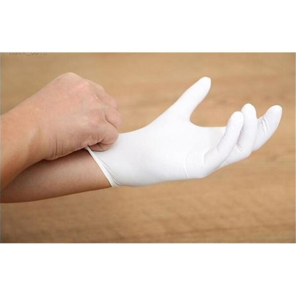 

100pcs 3 disposable white nitrile latex in dishwashing kinds of specifications optional ac80g0
