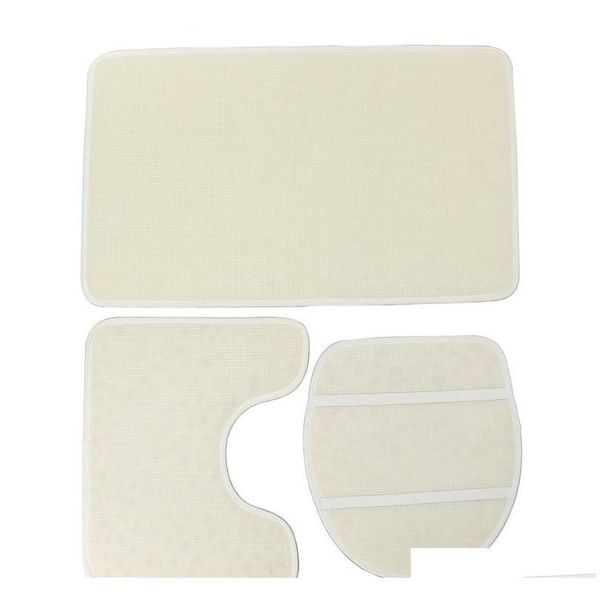 

new3pcs/set bathroom non-slip leopard texture pedestal rug+lid toilet qylnzn pp2006
