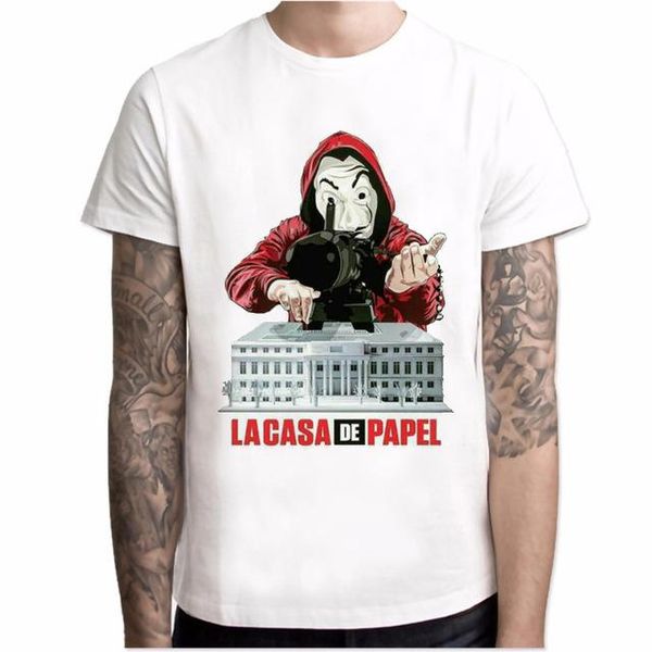 

house of paper la casa de papel money heist tv series 3d print shirts aesthetic humor kawaii men clothing