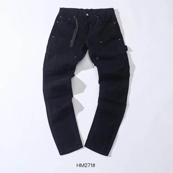 

men's jeans men distressed black skinny workman cargo, Blue