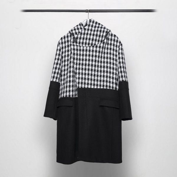 

owen seak men overcoats high street men's clothing trench spring autumn long coats windbreaker black jackets1