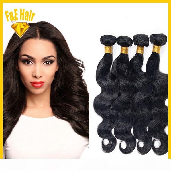 

7a grade brazilian body wave virgin hair extensions 100% unprocessed brazillian human hair wefts 3pcs body wave remy hair natural black