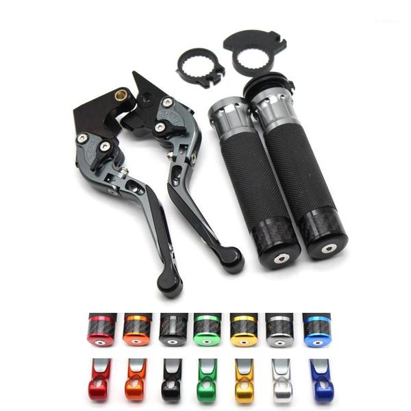 

for fz1n fz1s fazer fzs1000 yzf-r1 yzf-r6 motorcycle folding brake clutch levers & throttle handlebar hand grips1
