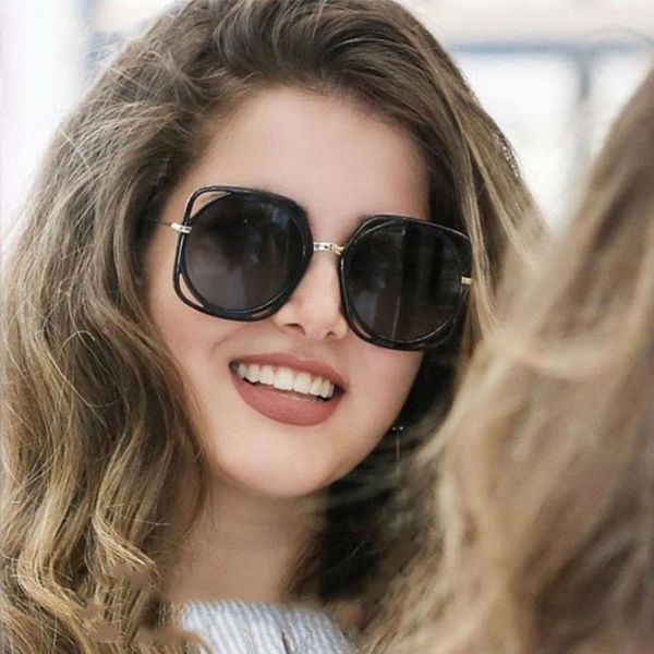 

sunglasses veshion square hollow men women fashion uv400 glasses, White;black