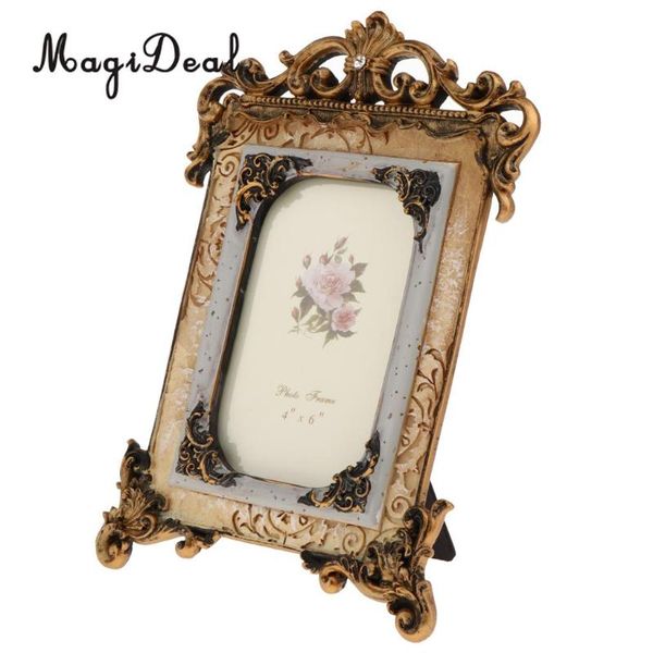 

retro style resin flower p frame picture frame home decoration 4 x 6''