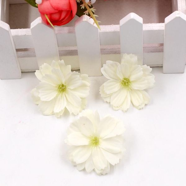 

10pcs/lot silk artificial flower plum blossom for wedding home decoration handmade fake flower craft wreath gift scrapbo jllemb