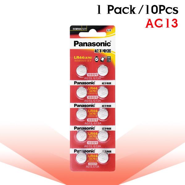 

panasonic 10pcs 2020 продвижение новых 1.5 в lr 44 lr44 ag13 часы часы батареи pilas gp76 l1154 lr1154 sr1154 sr44 sr44sw sr44w wmtkas, Bronze;slivery