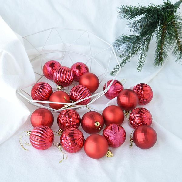 

party decoration 4/6/8cm 30pc christmas ball ornaments for tree decor xmas holiday pendant hanging e31