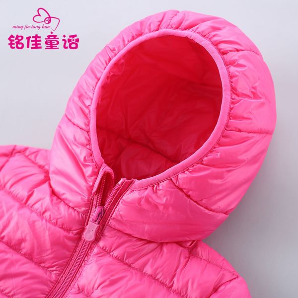 

8short 2020 new girls' fashionable winter wear coat 10-year-old children's foreign style girl's light down jacket 9, Blue;gray