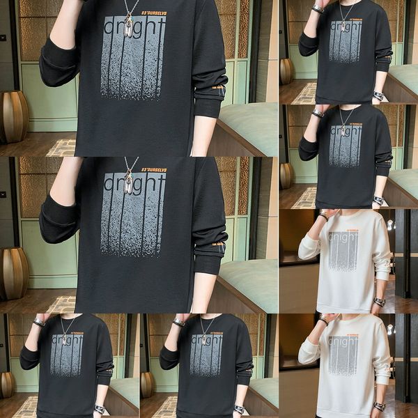 

мужская шею свитер новой тенденции в осеннем top sweatercoat sweaterwinter длинный рукав верхней весной и осенью рыхлой и универсальный boys, Black