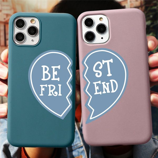 

сладкие bff печать x xr xs 6 7 8 plus силиконовые лучшие друзей мягкая обложка для iphone 11 pro max se 2020 case