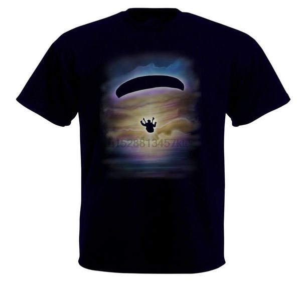 

airbrushed paraglider parachute t-shirt in all sizes outdoor wear tee shirt sport hooded sweatshirt hoodie