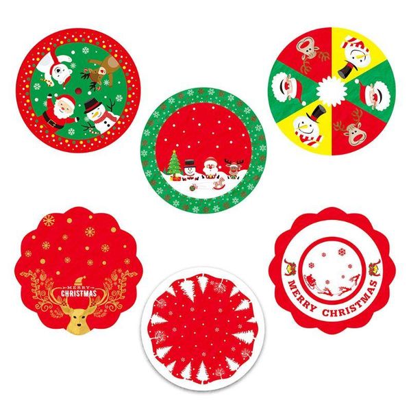 

33in christmas tree decoration carpet patterns circle party deco 449c