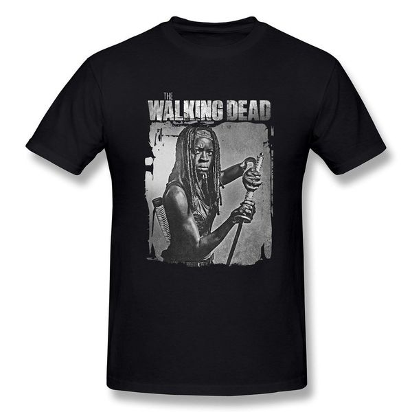 

tees brand funny t shirt adeapa jasmincc men's danai gurira character portrait michonne t shirt tee shirt sport hooded sweatshirt hoodi