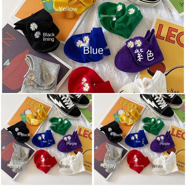 

ue1w4 женщины нового oxqho каблук новые модные и вышитый вышитых daisy летом thinstyle носков обувь ins носков стиля 2020, Black