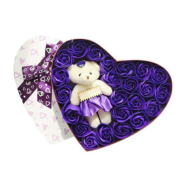 

soap gift bouquet gift box festival valentine's 10/20 bears soap flower flower rose flowers box rose day cvrdn