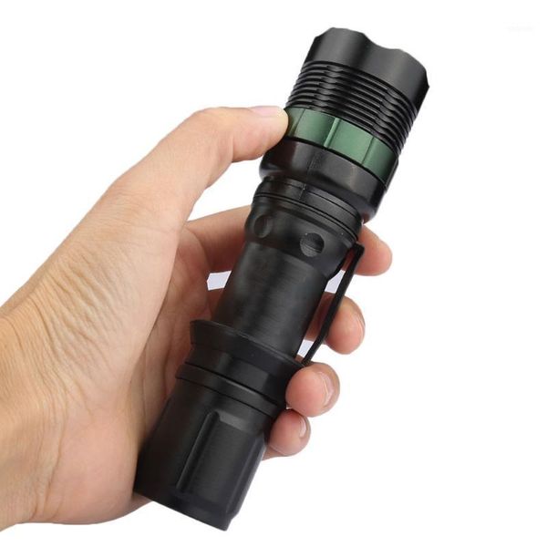 

new 1 pcs 10000lm zoomable xm-l t6 led torch super bright light p001