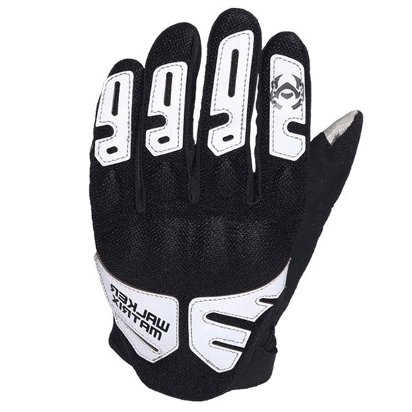 

motorcycle riding gloves breathable mesh tactical gloves touch screen sports outdoor motorcycle full finger gloves palm non-slip silicone, Black