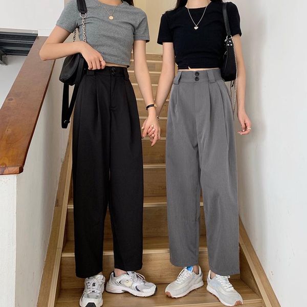 

casual harems pants for women long harems trousers woman office lady pants suit, Black;white